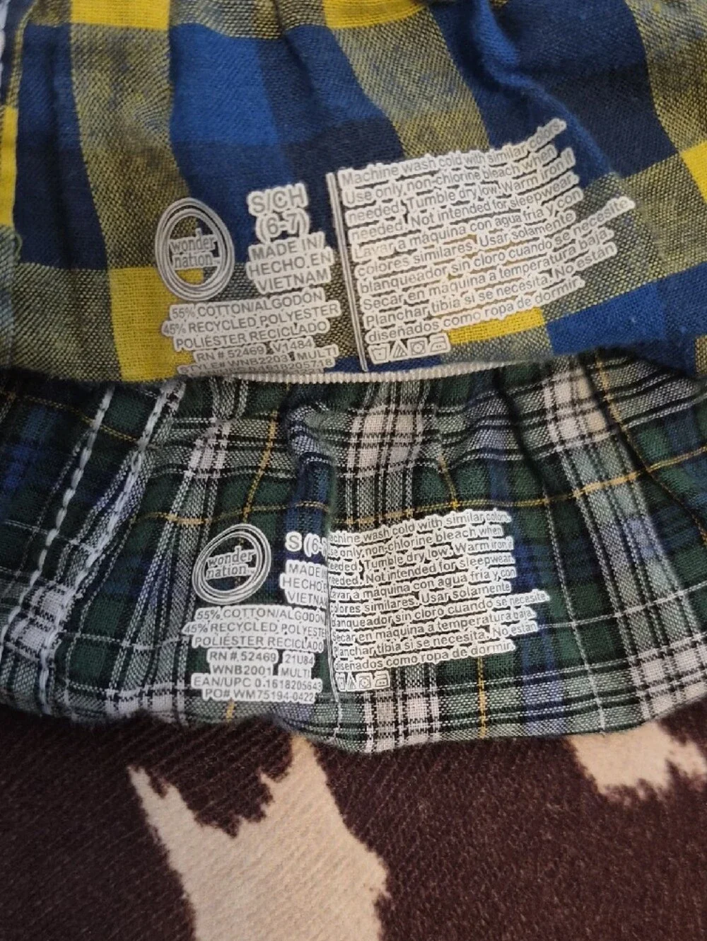 Kids Plaid Boxer Shorts